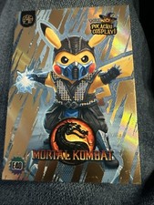Mortal Kombat Sub-Zero (Pikachu) #E40 Gold Blue Holo Box Hit Pikachu Cosplay NM picture