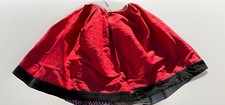 Vintage Polish Folk Art Skirt - Striped European Traditional Costume picture