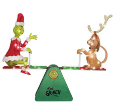 Gemmy Grinch & Max Animated Teeter Totter 38