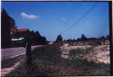1976 Auburn Opelika News Mailbox Alabama Cotton Field Rural Road 35mm Film Slide picture