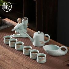 Ruyao Kung Fu Tea Set, High End Light Luxury Tea Pot and Cup Set picture