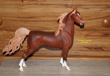 OOAK CM Breyer Traditional Saddlebred Stallion Custom Chestnut Horse picture