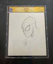 MARC SILVESTRI Original Art SPIDERMAN Sketch CGC SIGNATURE SERIES Signed 1 1000 picture