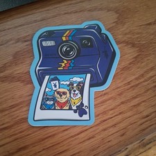 Dutch Bros. Sticker August 2026 Retro Polaroid Camera  picture