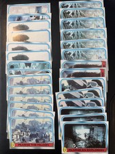 1980 Topps Star Wars Empire Strikes Back 28 Card Lot Vintage Movie Facts Dupes picture