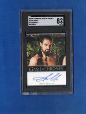 Game Of Thrones Jason momoa as Khal Drogo Graded Autograph Card picture