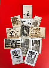 1930s Vintage Beach Photo Lot 11 Men Women Kids in Swimsuits Bathing Snapshots picture