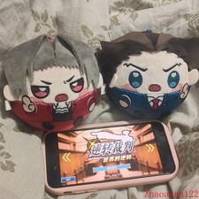 Official Ace Attorney Phoenix Wright 11cm Plush Doll Cotton Keychain Pendant Toy picture
