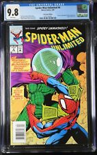 Spider-Man Unlimited #4 Newsstand CGC 9.8 NM/M Mysterio App. RARE Tom DeFalco picture