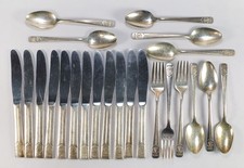 23 NWA Northwest Airlines Vintage Metal Utensils β Knives, Forks, Spoons picture