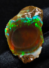 65 Carat Non Hydrophane Honeycomb Opal, Crystal Opal Gemstone, Loose Gemstone picture