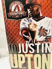 JUSTIN UPTON BOBLEHEAD INSIDE ORIGINAL BOX- NATIONAL LEAGUE WEST CHAMPIONS 2011 picture