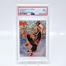 2008 Kung Fu Panda Tigress #S3 PSA 9 Sparkly Shiny Card Inkworks  picture