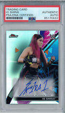 Io Shirai Signed Autograph Slabbed 2021 WWE Topps Finest Card PSA picture