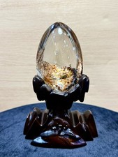 520g Top Natural Ghost phantom quartz crystal Mineral specimen+stand picture