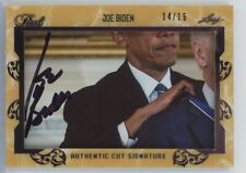 Joe Biden 2021-22 2022 Leaf Pearl Cut Signature Auto Autograph #14/15 picture