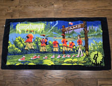 Vintage Goosebumps Beach Towel #45 GHOST CAMP 1990s Jay Franco 54x27