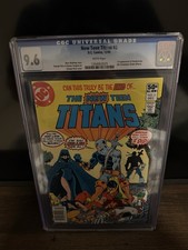New Teen Titans #2 CGC 9.6 White Pages NEWSSTAND 1st Deathstroke 1980 picture
