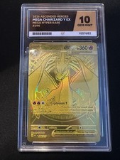ACE 10 PERFECT SUBS Mega Charizard Y ex #294 Ascended Heroes 1/1 POP picture