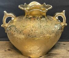 VTG Limoges France Stouffer China Etched Gold Vase picture
