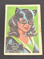 1966 - A&BC (UK version of Topps) - Black Bat BATMAN - THE CAT WOMAN -#27 picture