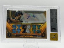 Topps 2019 Triple Threads Kyle Seager Steady Stats Auto Relic Gold 9/9 BGS 9 picture