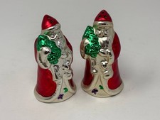 Enesco Otagiri Old Fashioned Santa Salt and Pepper Shakers 4