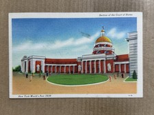 Postcard New York NY Worlds Fair Court Of States Vintage 1939 PC picture