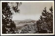 Medford, Oregon RPPC Mount Pitt and Valley Below - Pub. by Views #B266 picture