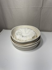 TRUE VINTAGE 1940’s US Navy White Dixie Hat w/ Stenciled Name & ID. Lot Of 4 picture
