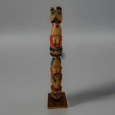 Antique Northwest Coast Totem Pole: Nootka ca 1930 13