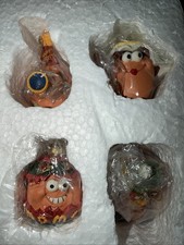 Vintage 1996 McDonald’s Merry McNuggets Christmas Ornaments Set of 4 - BRAND NEW picture