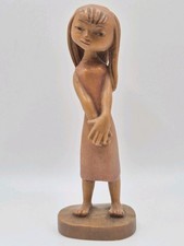 Vintage Italian Patty Anri Wood Carved Art Figurine #688-661 By Siegfried Hafner picture