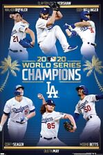 2020 MLB LOS ANGELES DODGERS WORLD SERIES CHAMPIONS POSTER NEW 22x34  picture