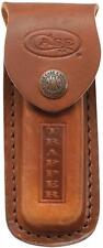 Case Trapper Brown Leather Sheath Case for Folding Pocket Knife XX USA 980 picture