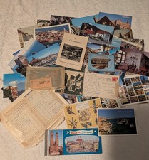 Huge Lot 200+Vtg Germany Postcards U.S. Soldier Letter Mention Hitler Cold War picture