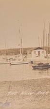 WIS RPPC The New Pier & Boats Fish Creek Wisconsin Postcard #204 c1930 picture