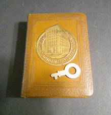 BANKERS UTILITIES BOOK BANK HACKLEY UNION NATIONAL BANK NICE COND. W/ KEY BROWN picture