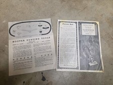 vintage antique Instruction Booklet For The Hoover Electric Cleaner Model 450 picture