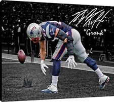 Rob Gronkowski Floating Canvas Wall Art - Gronk Smash picture