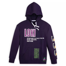 Marvel Disney Parks Loki ''Master of Mischief'' Pullover Hoodie Size M New picture