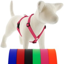 LupinePet Splash Waterproof Dog Harness, Large, Neon Pink, No-Pull Dual Clip picture