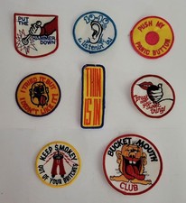 PATCH LOT Of 8 70s Vintage CB RADIO Trucker Semi Rig Retro Hat Jacket NEW NOS picture