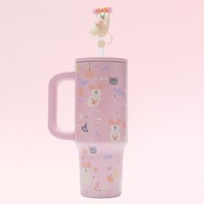 Disney Parks 2026 Minnie Cutie Ghost Topper Pink Pastel Halloween Tumbler - NEW picture