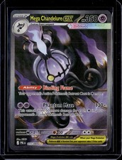 ME05: Pitch Black #115/084 Mega Chandelure ex picture