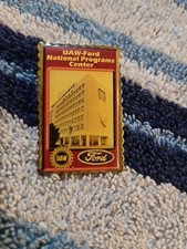 UAW Ford Auto Workers National Program Joint Trust Center Pin picture