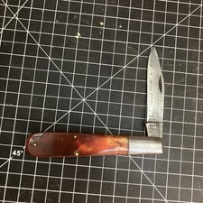 Vintage 1970 Case XX USA 10 Dot 6143 Grand Daddy Barlow Pocket Knife Sawcut Bone picture