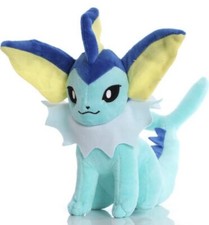 New Pokemon vaporeon Size 8 Inch Plush Figure - U.S Seller picture