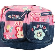 Heisei Retro Fluffy Rabi-chan Denim   Character fanny pack  picture