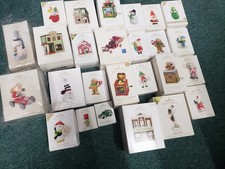 lot of 26 Hallmark keepsake Holiday Ornaments picture